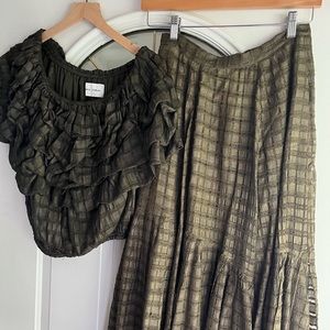 Maria Stanley top and skirt